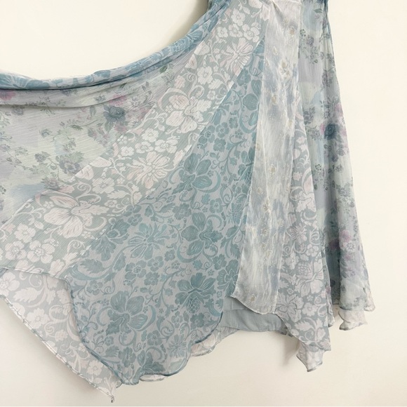 Free People Heart To Heart Midi Dress in Blue - Picture 11 of 15